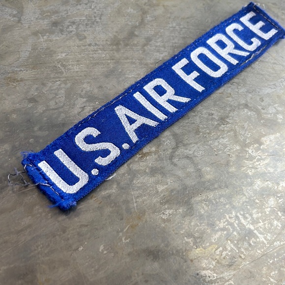 U.S. AIR FORCE blue tape patch, vintage - Picture 4 of 11
